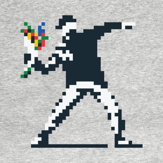 Flower Thrower Pixel by 8bitbaba